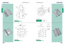 Four Ball Bearing Door Hinge