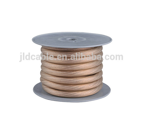 With 16.5mm OD 50Ft per spool made in JLD wire factory oversize 1/0 Awg power cable