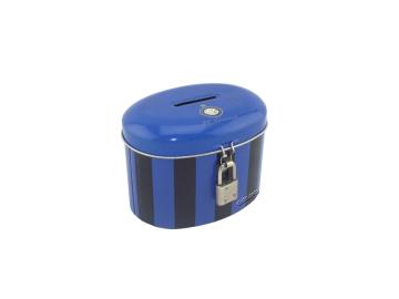 tin money box, metal coin bank, saving tin