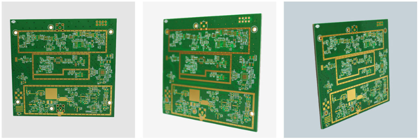 6-warstwowa drukowana płytka drukowana Rogers + FR4 o mieszanej średniej wysokiej częstotliwości 6-layer Rogers + FR4 Mixed Medium High Frequency Printed Circuit Board