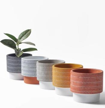 Cement Planter - Hot Selling Popular Flowerpot Interior Desktop Concrete Planter