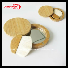 cosmetic bamboo compact case,bamboo container