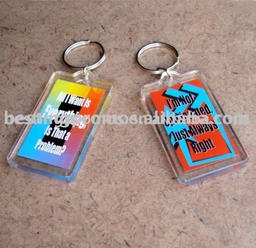 plastic key chain