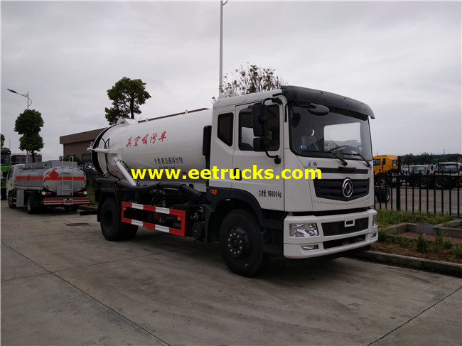 Vacuum 9000L 4x2 Sewage Suction Trucks