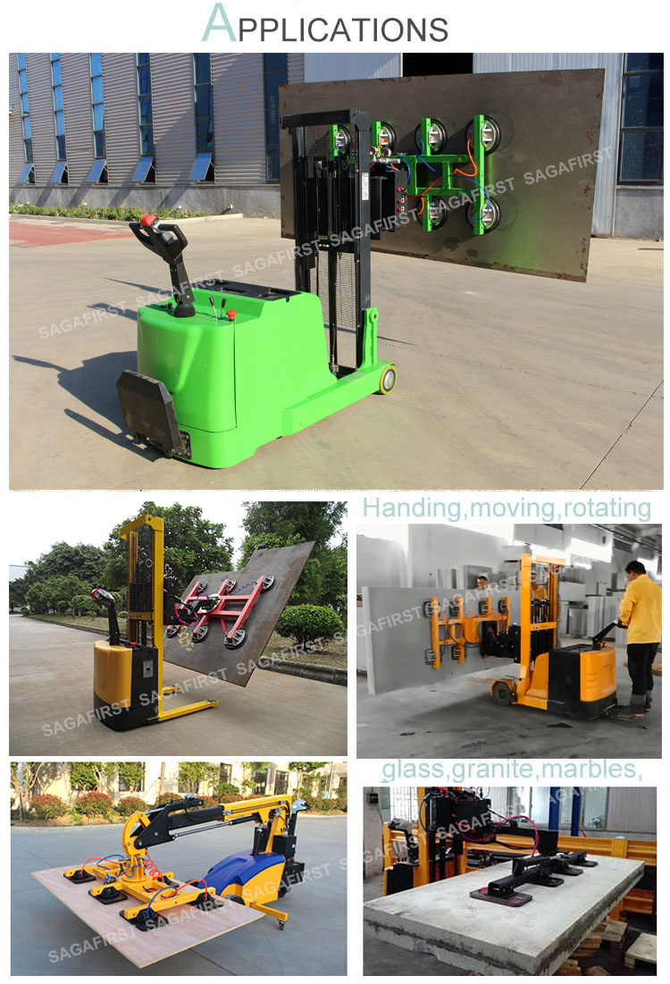 1 Ton Vacuum Suction Cup Lift For Heavy Steel Plates, Granite, And ...
