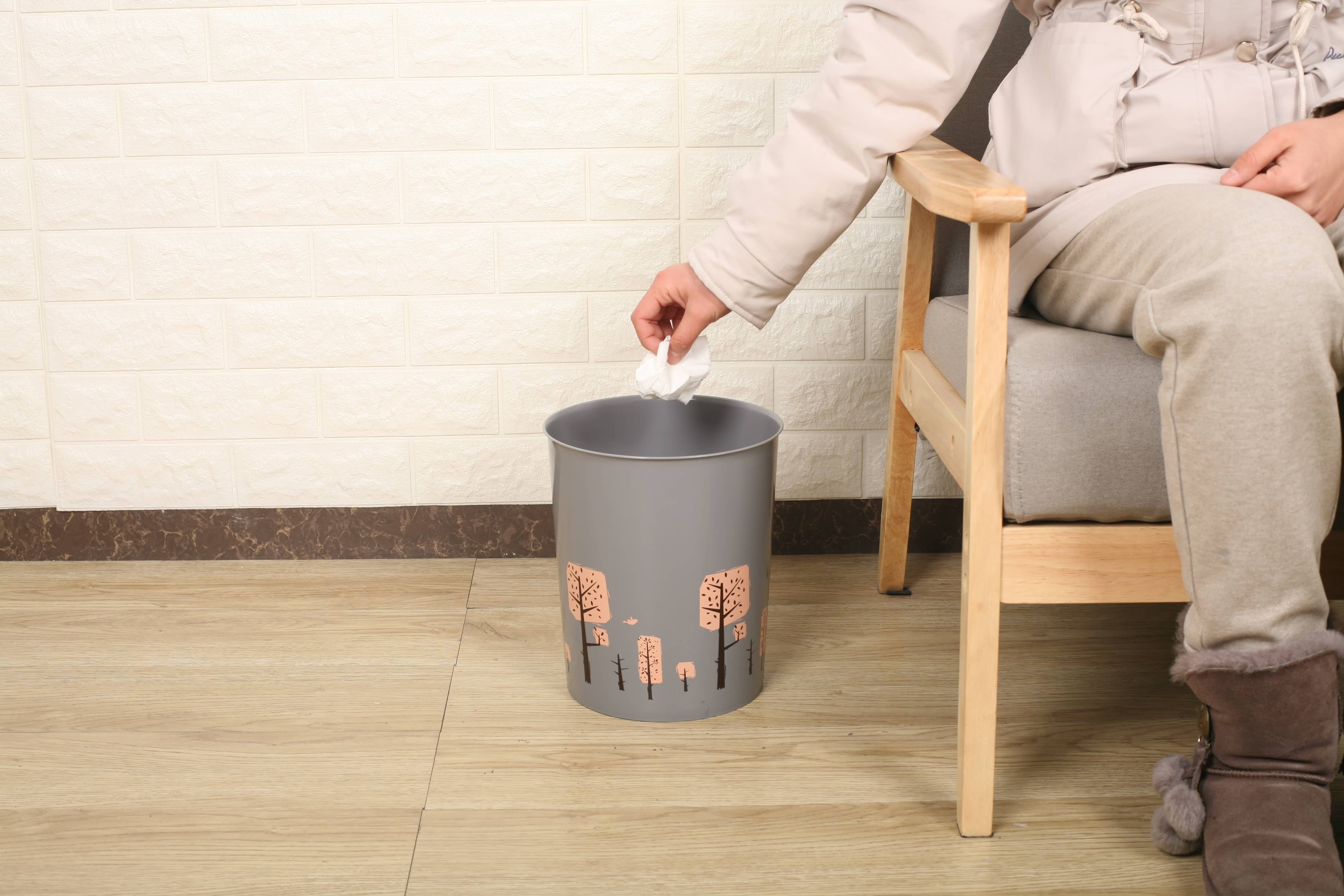 Office Household Toliet New Design Plastic Trash Can