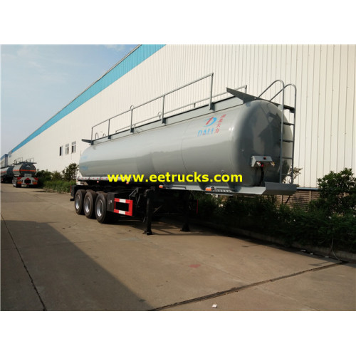 30000 lít chất lỏng ăn mòn chất lỏng Tanker Trailers