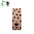 Factory Supply K-Seal Biodegradable Kraft Flat Pouch