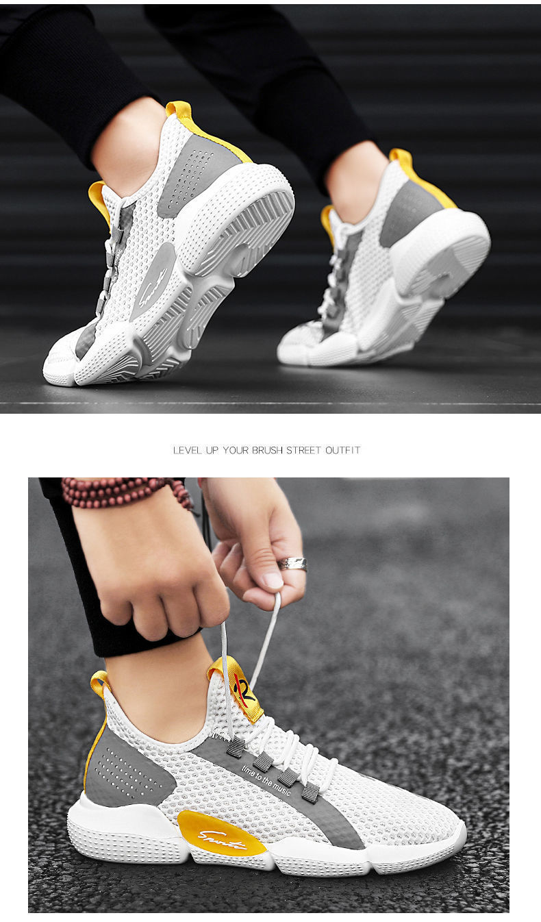 New style men's shoes spring and autumn fashion light men's casual shoes sports shoes men's footware  F100