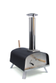 Rotating pellet pizza oven