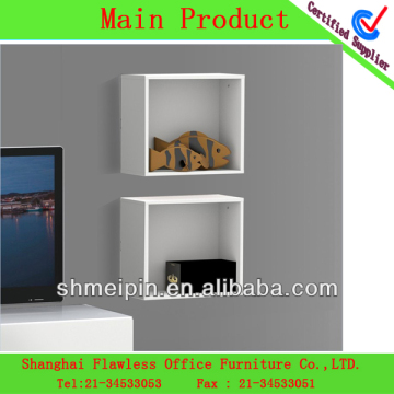 Blvd Decorative Wall Cubes in White Wall Display Shelves