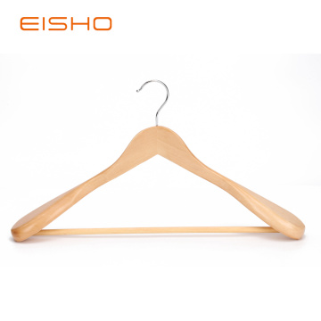 Luxury Wood Coat Hangers With Wide Shoulder EWH0091-93