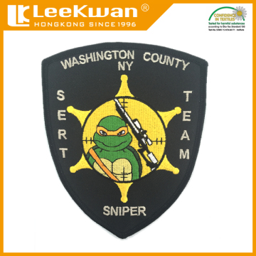 Team logo embroidered patch, cartoon plain embroidered badge