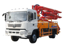 new station truck concrete pump boom Concret delivery Pump car Truck mounted concrete Boom pump SINOTRUCK chassis JH32-m