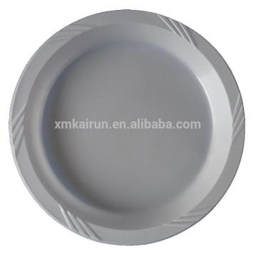 disposable plate/disposable plastic plates/ round plastic plate (25.5cm)