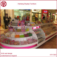 Modern Design Candy Kiosk Chocolate Display Rack China Customize Candy Kiosk