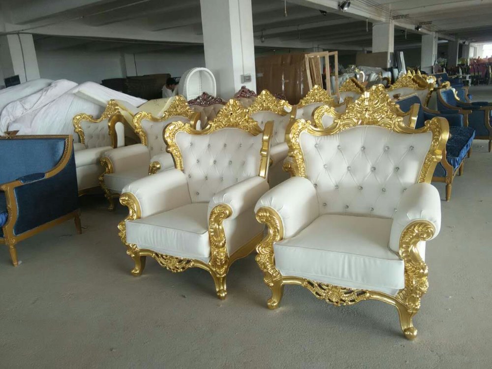 luxury wooden Dubai wedding sofa furniture