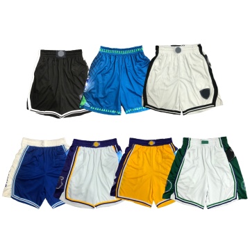 Thailand Quality America Basketball Shorts with Side Pockets - Custom Heat-Press Logo