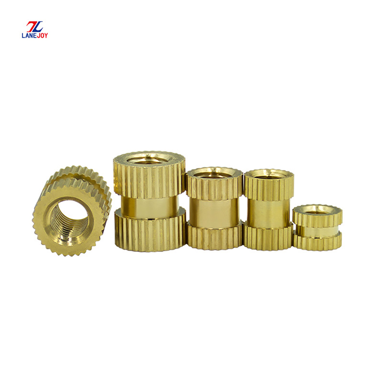 China Nuts m2,m3,m4,m5,m6,m8,m10 Custom Brass Knurled Insert Rivet Nuts