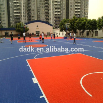 PP interlocked noise reduction flooring for basketball court