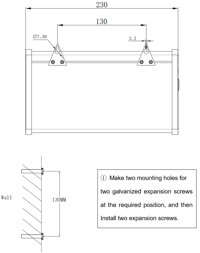 Solar wall light