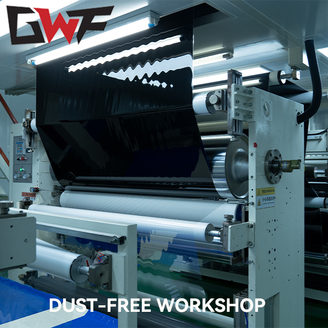 Envoltura de color de color negro mate autocurado