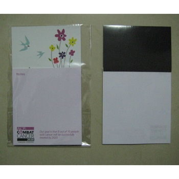 fridge magnet note pad custom printing memo pad with magnet                        
                                                Quality Assured