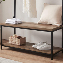 W1015xD380xH1780mm Coat and hat rack with shoe cabinet