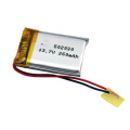 Wiederaufladbarer Lithium-Ionen-Polymer-Akku mit 3,7 V und 250 mAh Lipo