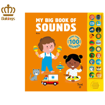 Custom Design Sound Button Book for Kids