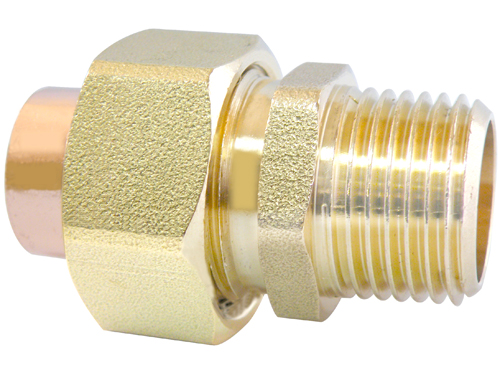 Cylinder Brass Male Union