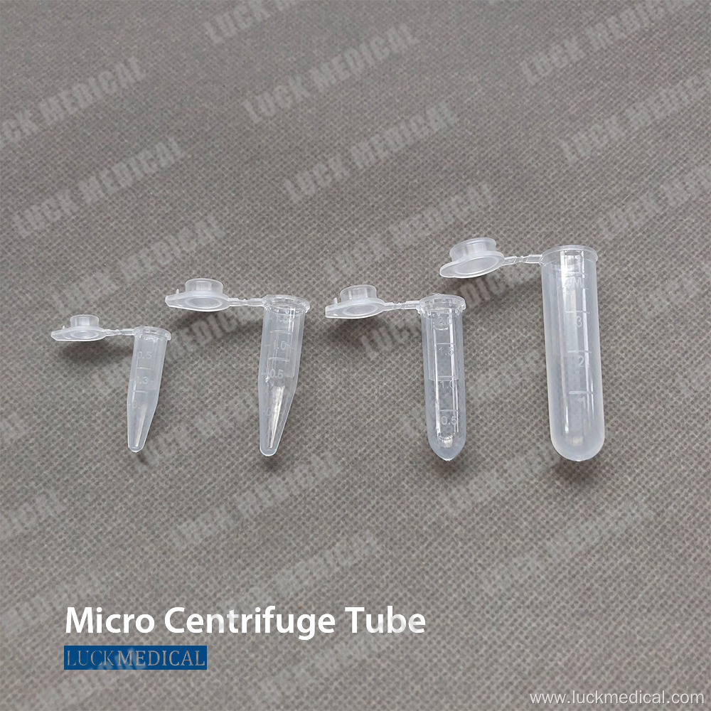 Disposable Plastic Microcentrifuge Tubes