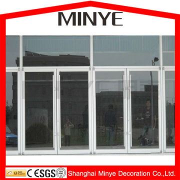 aluminum frame design office entry door for commerical with door closer