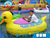 Lovely Swam cow Animal Cartoon Inflatable Water Bumper Boat for Kids