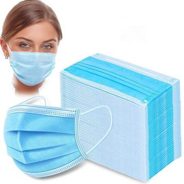 3ply disposable face mask with earloop