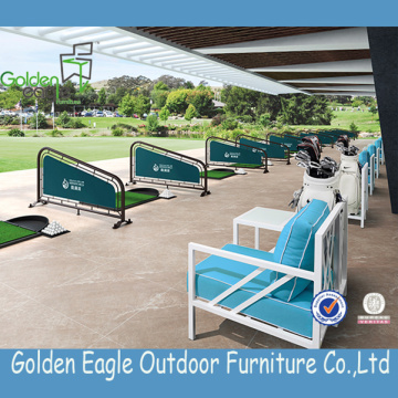 Serbuk Cushioned Coated Outdoor Golf Sofa