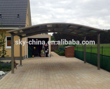 Good quality Aluminum Alloy Carport with polycarbonate roof