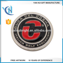 blank golf divot repair tool with ball marker