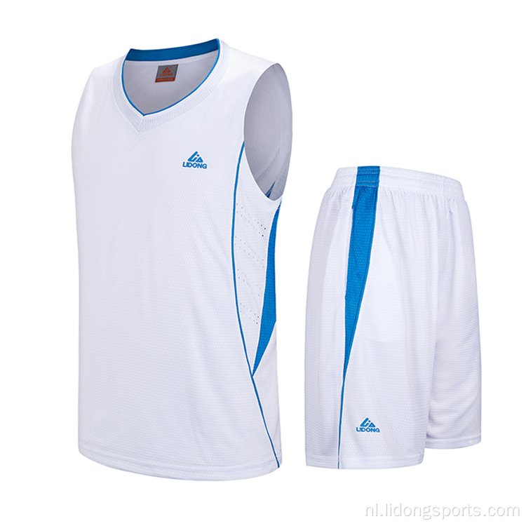 Sports ademende snel drogende basketbal shirt set