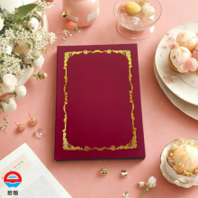 Customized Folder with European Embossing Design