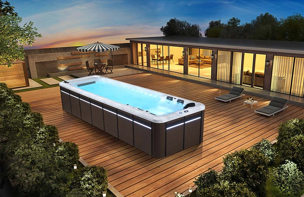 Maliit na panloob na paglangoy spa portable freestanding malaki at