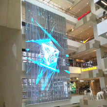 TOPLED KTV Outdoor Screen Mesh LED Video Display for Transparent Glass Windows and Retail Shoppings