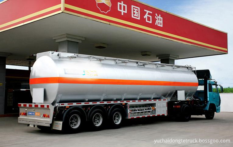 CHINA PETROL 3 axle 40CBM tank semi-trailer