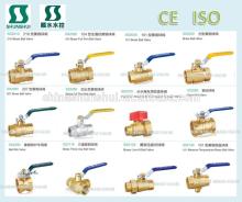 SS20601 206 copper valve brass ball valve