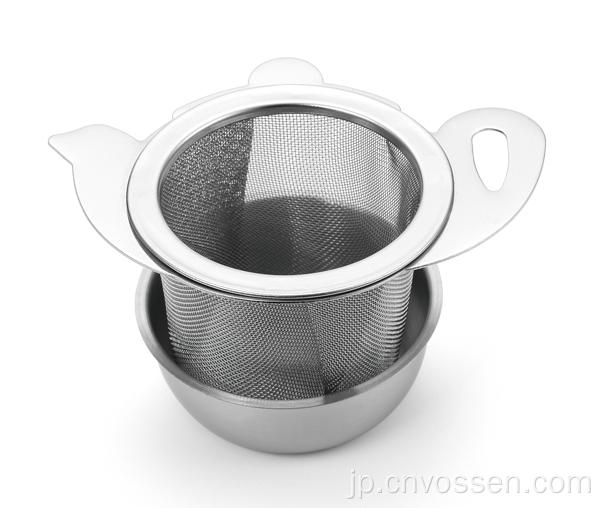 ティーポットカップ型茶注入器
