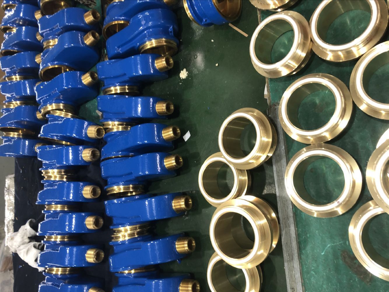 21/2" fire fighting equipment brass bule plated gate valve