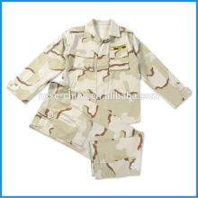 Desert camouflage military uniform