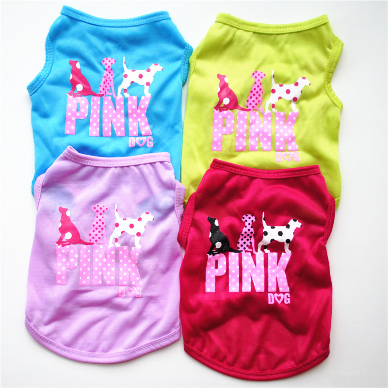 Pet Clothing Summer Breathable for Dogs Cool Polyester Vest Dog Clothes Vest Wholesale