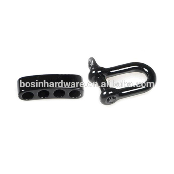 Fashion High Quality Metal Black Stainless Steel Shackle