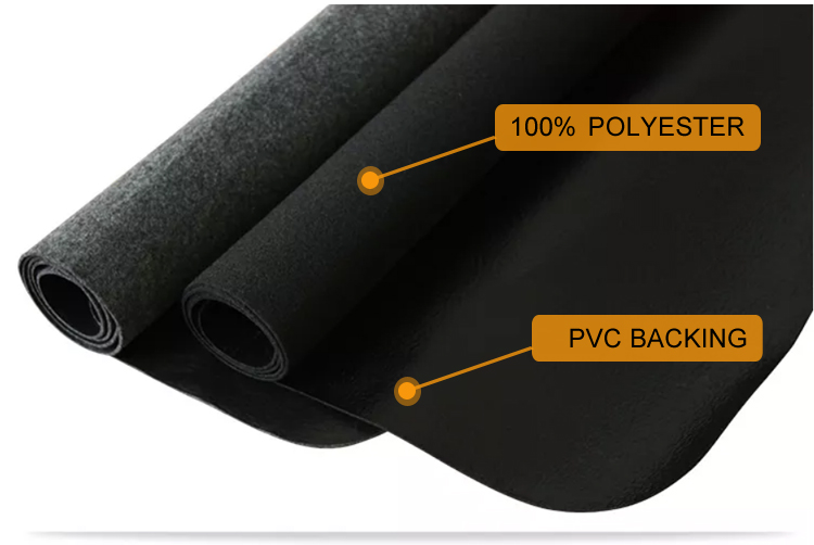 Hot Sale BBQ Floor Mat Machine-made Charcoal Other Accessories >3kg Household Cleaning Make-to-order 100% Polyester 2.5mm